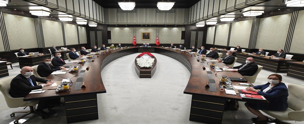 Cumhurbaşkanlığı Kabinesi, Cumhurbaşkanı Erdoğan başkanlığında toplandı