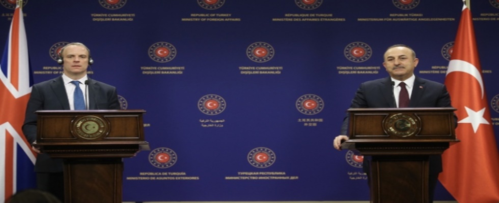 Çavuşoğlu, İngiliz mevkidaşı Domonic Raab ile bir araya gelecek