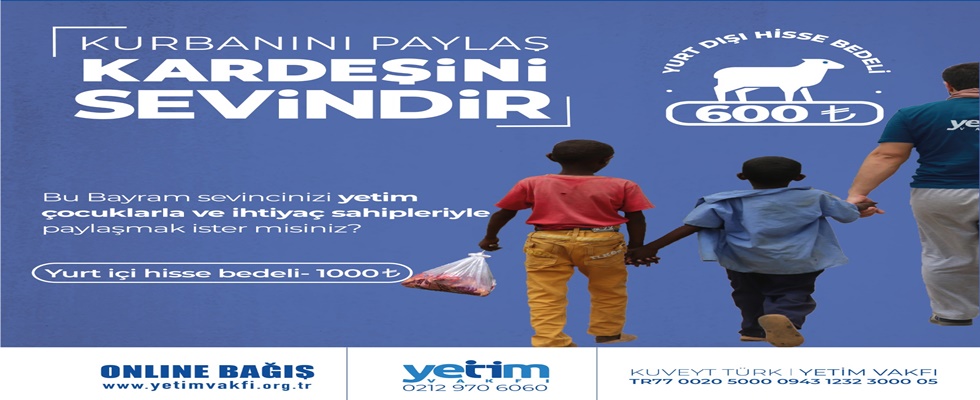 Kurbanını paylaş, kardeşini sevindir