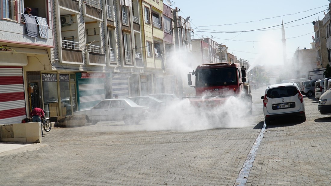 HALİLİYE’DE HİJYEN ÇALIŞMALARI HIZ KESMİYOR