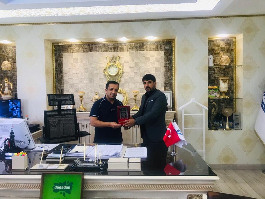 Aziz Akkuş`tan Cahit ekmiş `e Anlamlı Ziyaret