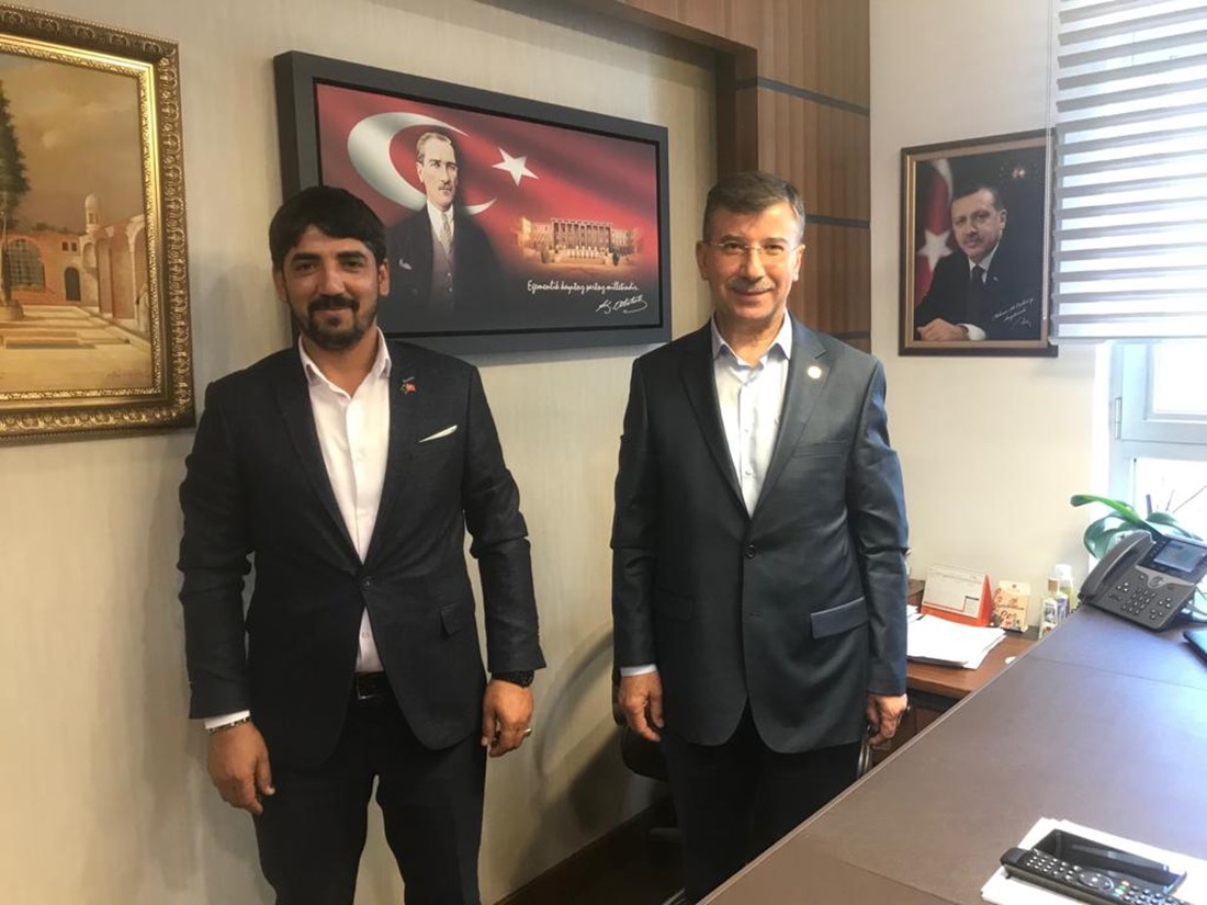 AZİZ AKKUŞ ` TAN AK PARTİ MİLLETVEKİLİ MEHMET ALİ CEVHERİ ` YE TEŞEKKÜR ZİYARETİ