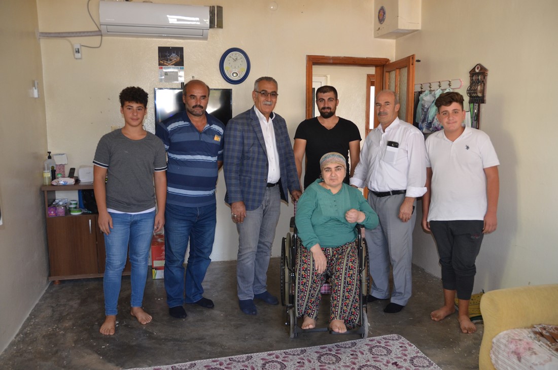 Başkan Sıtkı Polat, Halfeti İlçesinde Yine Bir Engelliyi Sevindirdi