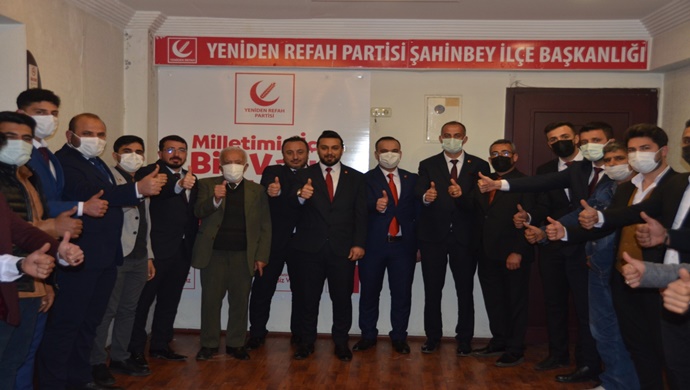 YENİDEN REFAH PARTİSİ ŞAHİNBEY İLÇE BAŞKANLIĞI TEŞKİLATLANMAYA DEVAM EDİYOR