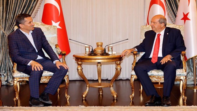Cumhurbaşkanı Ersin Tatar, Türkiye Cumhuriyeti Badminton Federasyonu başkanı ve beraberindeki heyeti kabul etti