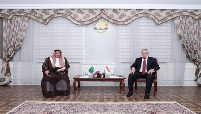 Meeting of the Minister of Foreign Affairs of Tajikistan with the First Deputy Minister of Foreign Affairs of Saudi Arabia